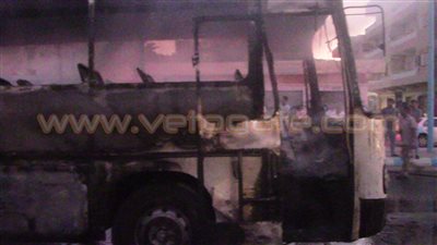 إعادة فتح طريق «علم الروم» بعد إغلاقه لانفجار «أتوبيس سياحي» بمطروح