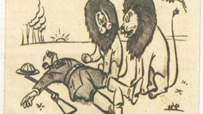 كاريكاتير نادر عن صيام الحيوانات