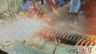 صيانة وإصلاح الفواصل الحديدية بكوبرى الدقي