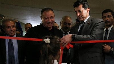 الأهلي يفتتح صالة الكاراتيه في حضور وزير الشباب والرياضة