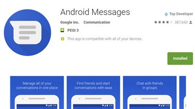 جوجل تختبر تأثيرات لتطبيقها Messages على غرار سناب شات
