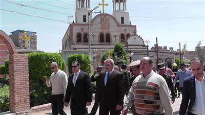 جولات تفقدية مكثفة لمدير أمن الدقهلية على الكنائس والأديرة (صور)