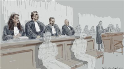 المتهم الرئيسي في هجمات باريس يصر على صمته أثناء محاكمته ببلجيكا