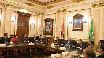 تفاصيل اجتماع الخشت باتحاد طلاب جامعة القاهرة الجديد (صور)