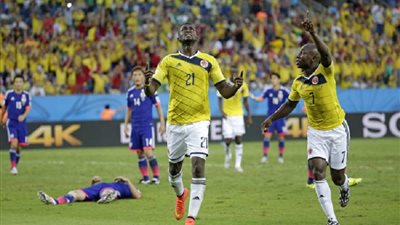 كولومبيا تواجه البرازيل بدور الـ8 للمونديال