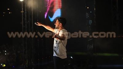 بالصور.. محمد حماقي يحيي أقوى حفلات العيد في العين السخنة