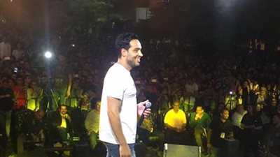 بالصور.. انتهاء حفل رامي جمال في المنصورة