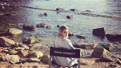 إيما روبرتس تنشر أول صورة من موقع تصوير فيلم Paradise Hills