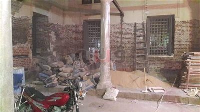 25 صورة ترصد حكاية ترميم ٨٦ شرخا بحوائط مسجد خوند أصلباي بالفيوم