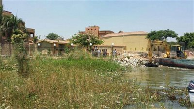 بالصور.. المسطحات المائية تواصل حملاتها لإزالة التعديات على نهر النيل