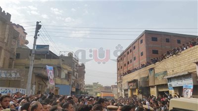 تشييع جنازة «محمد عبد الواحد» شهيد الواجب في دمياط