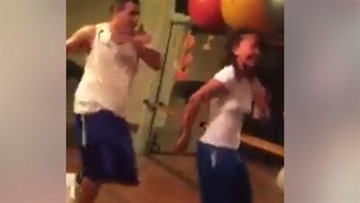 بالفيديو.. تمارين رياضية على أنغام «شحط محط»