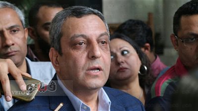 بالصور.. يحيى قلاش يصل نقابة الصحفيين بعد صدور حكم بحبسه