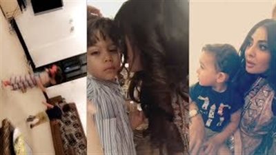 بالفيديو.. طفل يضع فنانة عراقية في موقف محرج بسبب «قبلة»