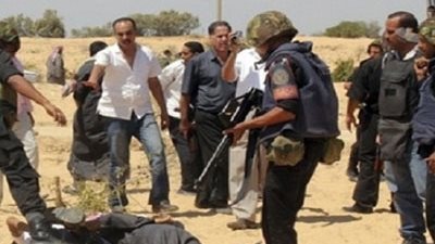 إحراق 9 عشش و3 سيارات للعناصر المطلوبة بسيناء