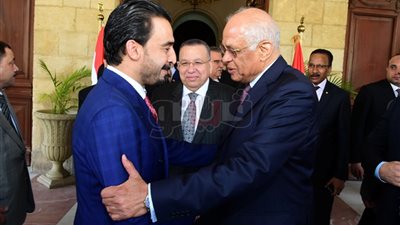 رئيس البرلمان: مصر شريك أساسي في إعادة إعمار العراق (صور)