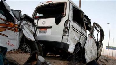 إصابة 5 أشخاص في حادث انقلاب سيارة جنوب المنيا