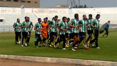 المحلة يواصل تدريباته بعد جلسة التهدئة مع الجماهير