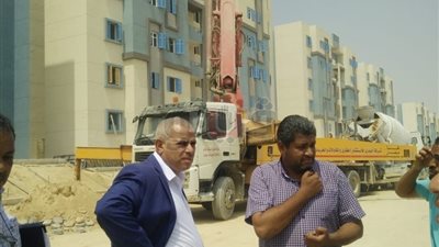انتهاء تنفيذ 1008 وحدات سكنية كاملة المرافق بمشروع مدينة 15 مايو (صور)