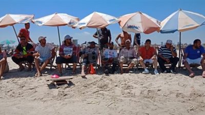 اختبار 100 منقذ لشاطئ جمصة