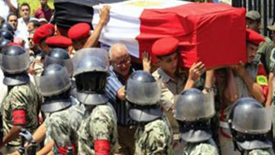 مصدر أمني: جنازة عسكرية لشهيد «حادث رفح» في بورسعيد