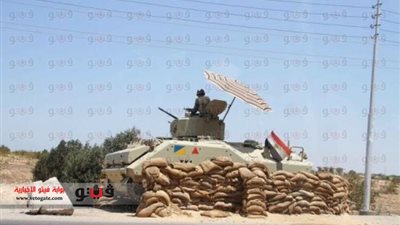 إصابة مجند إثر إطلاق نار على كمين أمني برفح