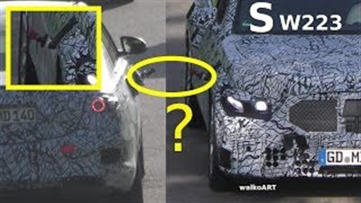 مرسيدس تختبر سياراتها الجديدة 