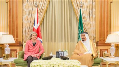 بريطانيا تعلن تفاصيل مباحثات «ماي» والملك سلمان