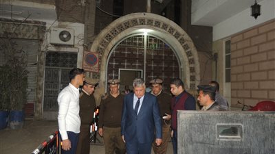 مدير أمن المنوفية يتفقد خدمات تأمين الكنائس (صور)
