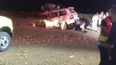 وفاة أسرة من الدقهلية في حادث بالسعودية بعد أدائهم مناسك العمرة (صور)