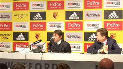 كونتي بعد رباعية واتفورد: لست قلقا على مستقبلي في تشيلسي