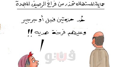 حماية المستهلك والفراخ المجمدة في كاريكاتير «فيتو»