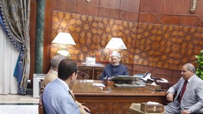 «الطيب» يستقبل «المحرصاوي» ونواب رئيس جامعة الأزهر الجدد
