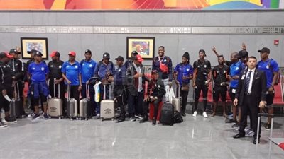 منتخب زيمبابوي يغادر مطار القاهرة بعد الخروج من أمم أفريقيا