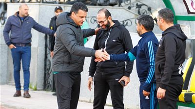 إيهاب جلال يطمئن على إسلام عيسى بودية كابسي استعدادا للمقاصة (صور)