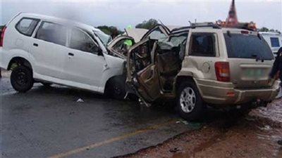 إصابة شخصين في حادث تصادم في طريق «أسيوط - البحر الأحمر»
