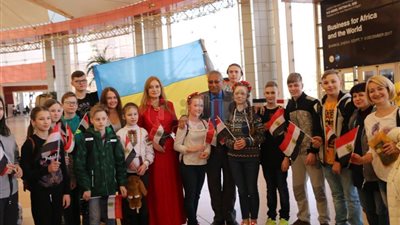 أطفال الصندوق الخيري العالمي الأوكراني في زيارة لشرم الشيخ