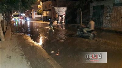 بالصور.. مياه الصرف الصحي تغرق شوارع «الحلمية» بالشرقية
