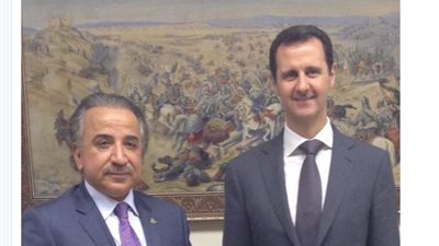 الرئيس السوري يلتقي نائبًا بالبرلمان الكويتي في دمشق