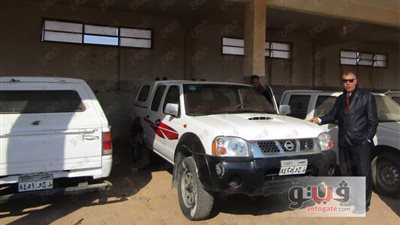 بالصور.. رئيس أبو رديس يتابع جاهزية مركبات الحملة الميكانيكية