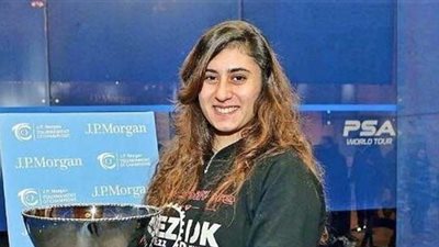 بطلة العالم في الإسكواش لـ«السيسي»: «دي أقل حاجة نقدمها للبلد»