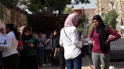 لجان عين شمس تفتح أبوابها أمام طالبات الثانوية العامة (صور)