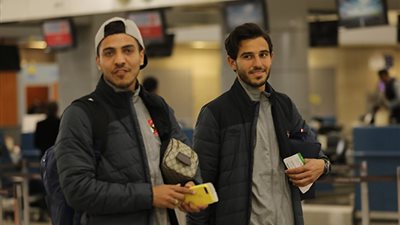 بعثة الأهلي تتوافد على مطار القاهرة استعدادا لرحلة تنزانيا