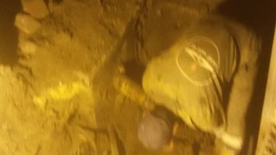 تسرب غاز بخط أنابيب شركة كهرباء الإسكندرية