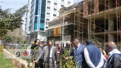 بالصور.. محافظ الجيزة يتفقد أعمال التطوير بجزيرة العرب في العجوزة