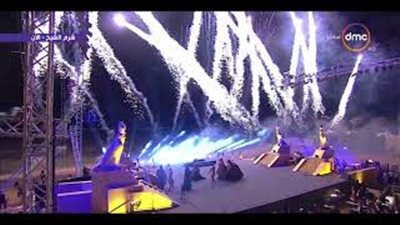 الألعاب النارية تزين سماء شرم الشيخ في حفل ختام افتتاح منتدى الشباب