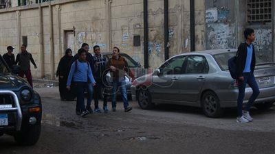 عودة الدراسة.. انتظام طلاب المدارس بالفصل الدراسي الثاني (صور)