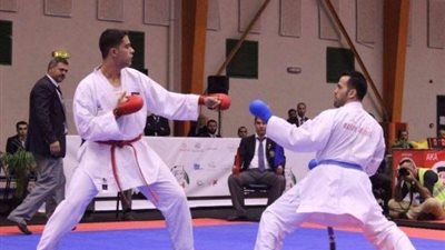 أحمد الأصفر يتأهل لنهائي الكاراتيه بدورة ألعاب البحر المتوسط