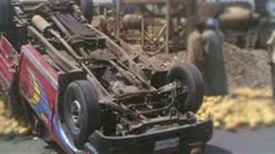 إصابة شخصين في حادث محور المنيب