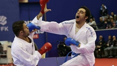 أحمد رجب يحصد برونزية الكاراتيه بدورة البحر المتوسط